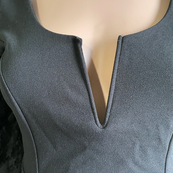 Blouse size S black and lace stretch - Picture 2 of 8